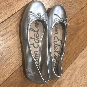 Sam Edelman Felicia Ballet Flat Silver size 5